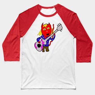 one guitar playing cat Baseball T-Shirt